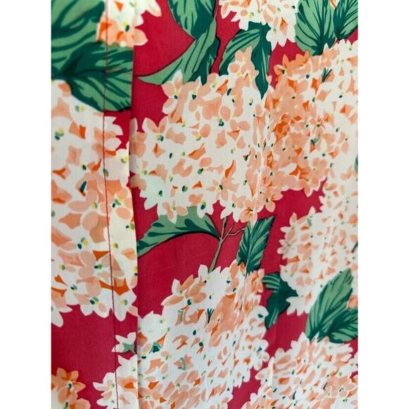 Modele Algo Floral Silk Dress Bloomcore Shift Switzerland 40 / Size 10 US Medium - Picture 4 of 6